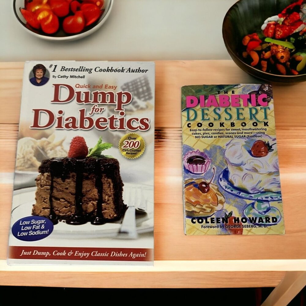 Diabetic Cookbook Lot Dump for Diabetics & Diabetic Dessert Recipes Low Sugar
